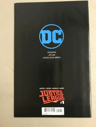 JUSTICE LEAGUE 1 JIM LEE PENCILS ONLY VIRGIN VARIANT 1:500 Snyder Cheung DC 4