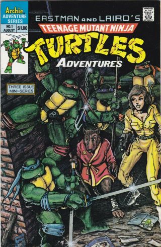 Teenage Mutant Ninja Turtles 1,  2 & 3 (1988,  Marvel) 1st Bebop & Rocksteady 2