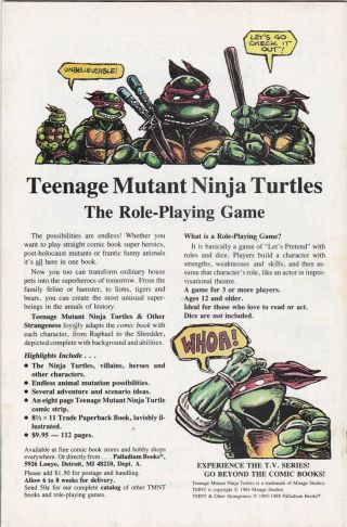 Teenage Mutant Ninja Turtles 1,  2 & 3 (1988,  Marvel) 1st Bebop & Rocksteady 7
