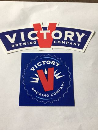 Victory Brewing Bottle Cap Logo Sticker & Craft Beer Sticker Discontinued