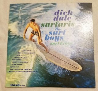 Dick Dale Surfaris The Surf Boys Surf Kings Lp (guest Star G 1433) Mono Vinyl