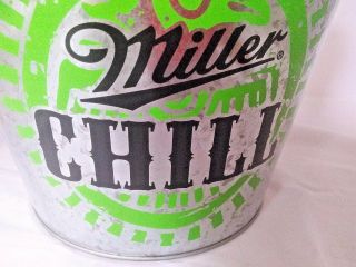 - Rare - Discontinued Miller High Life " Chill " Beer Ice Bucket 5.  75 Qts