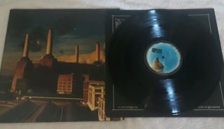 Promo Stamp Pink Floyd Animals Vinyl Record Lp Rare Gatefold