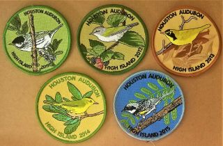 5 High Island,  Houston Audubon Society,  2011,  12,  13,  14,  15 / 06