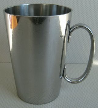 A Vintage Wmf Cromargan Stainless Steel Half Pint Tankard Mug - Retro
