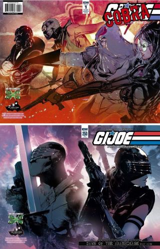 G.  I.  Joe 1 And 250 Variant Covers Only 500 Made Sayger Exclusive Gem City