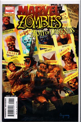 Marvel Zombies Vs.  Army Of Darkness 1 (1st Print) Comic Book Marvel Comics