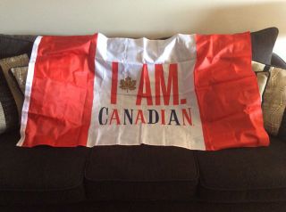 Molson Canadian Beer ‘i Am Canadian’ Large Flag,