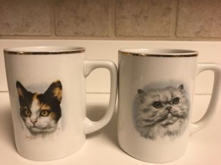 Derick Bown Cat Coffee Mugs