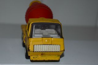 Vintage TINY TONKA CEMENT MIXER Truck Yellow Red Metal 2
