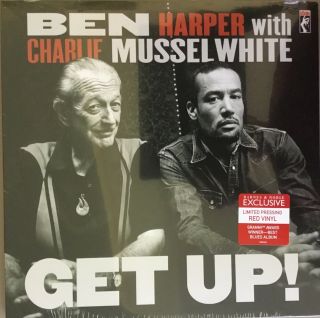 Ben Harper & Charlie Musselwhite.  Get Up Lp Red Vinyl
