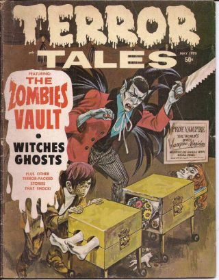 Terror Tales V2 3 Eerie Publications Zombies Vault Witches Ghost Bloody Mary