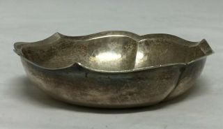 Handmade American Sterling Silver Bowl By Schroth 