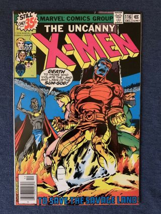 Uncanny X - Men 116,  Vf - 7.  5,  Ka - Zar,  Wolverine,  Storm,  Banshee