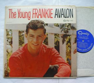 Frankie Avalon The Young.  Teen Pop Mega Rare Canada Orig 1959 Quality Lp Vinyl