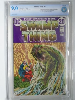 Swamp Thing 1,  Berni Wrightson,  1st Matt Cable,  Cbcs 9.  0,  White Pages