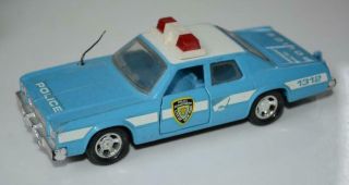 Matchbox Superkings - Plymouth Gran Fury Police Car - Nypd - Uk 1979
