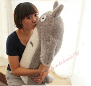 2019 Big Long Totoro Plush Giant Large Stuffed Plush Toy Doll Pillow Gift 80cm 5