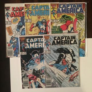 Marvel Captain America (v 1) 318 319 320 321 322 Vf,  Flag - Smasher Scourge