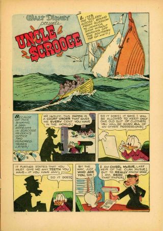 Walt Disney ' s Uncle Scrooge 495 (DELL,  1953) Condition: Very Fine 3