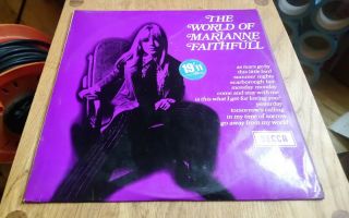 The World Of Marianne Faithful Uk Mono Vinyl Lp Decca Pa17 Near Vinyl