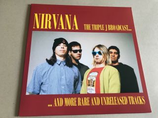 Nirvana ‎the Triple J Broadcast & More Rare & Unreleased Tracks Ltd 200 Red Lp