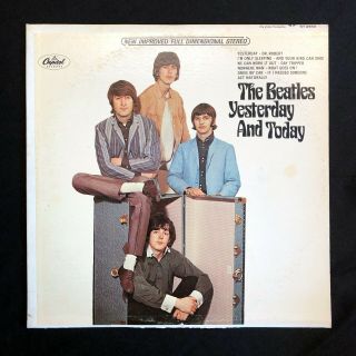 The Beatles Yesterday And Today Capitol St - 2553 5 Lp W/ Trunk Pasteover Unpeeled