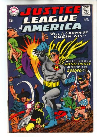 Dc Justice League Of America 55 In Fn/vf
