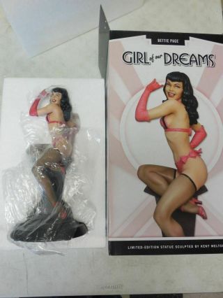 Dave Stevens Bettie Page Pin - Up Statue 7 Large 14 " Figure Rocketeer Betty