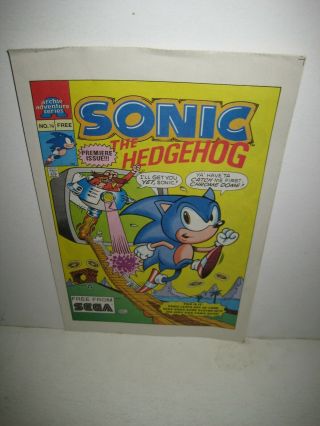 Sonic The Hedgehog Comic Book 1/4 Archie