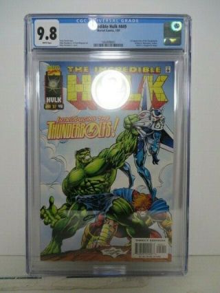 Incredible Hulk (1st Series) 449 1997 Cgc 9.  8 1464998002 White Pages