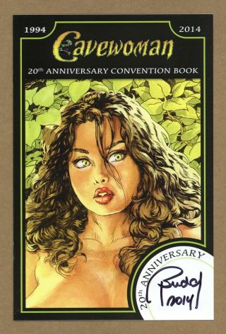 Cavewoman 20th Anniversary Convention Book 2014b Vf,  8.  5
