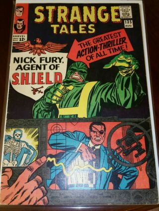 Strange Tales 135 6.  0 F Strictly Graded Hi - Res Pics 1st Shield And Hydra