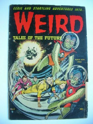 Weird Tales Of The Future 6,  G/vg,  Complete,  Unrestored,  Terrific Cover