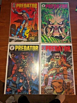 Predator 1 - 4 1 2 3 4 (june 1989,  Dark Horse) 1st.  Predator In Comics