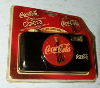 Vintage Coca Cola 35 Mm Camera,  Comes With Film.