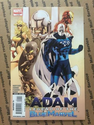 Adam Legend Of The Blue Marvel 1 1st Appearance Adam Brashear