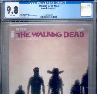 Primo: Walking Dead 143 Nm/mt 9.  8 Cgc Highest Kirkman Zombies Amc Tv Comics
