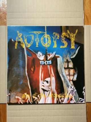 Autopsy - Acts Of The Unspeakable - Gatefold Vinyl Lp - 1st Press 1992 Peacevill