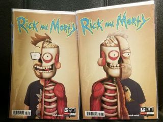Rick & Morty 50 1:25 Variant Set Roiland And Harmon Colas Both Covers Nm