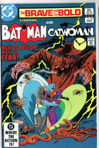 Brave And The Bold 197 Dc Comics 1983 Batman Catwoman Marry Scarecrow Nm Ob