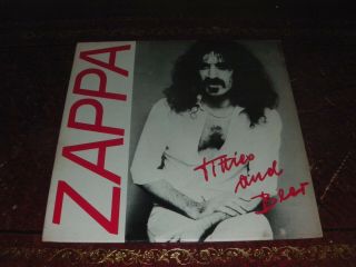 Frank Zappa - Titties And Beer - Rare Orig Live Lp Not Tmoq Tmq Takrl