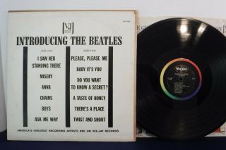 Introducing The Beatles,  1964 Vee Jay VJLP 1062 Oval label 2