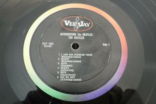 Introducing The Beatles,  1964 Vee Jay VJLP 1062 Oval label 4