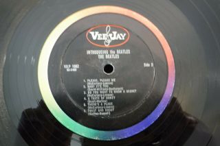 Introducing The Beatles,  1964 Vee Jay VJLP 1062 Oval label 5