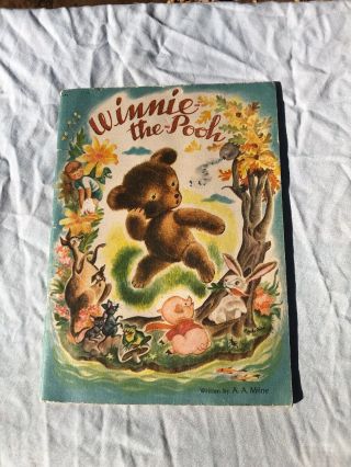 Rare 1926 Winnie - The Pooh Paperback First Edition Collectable A.  A.  Milne