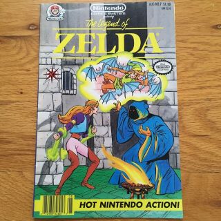 The Legend Of Zelda Nintendo Comics System Vol 1 No 7 (aug 1991) Valiant Comic