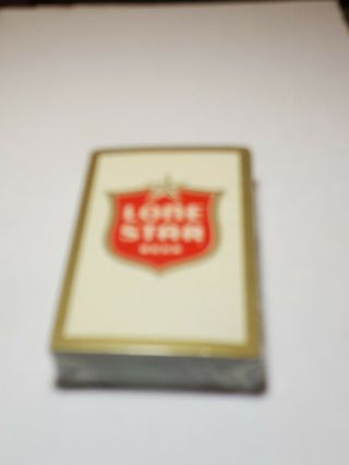 Lone Star Beer Playing Cards Stardust Plastic Coated