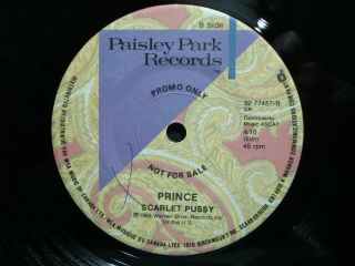 Prince Promo 45 / Scarlet Pussy / I Wish U Love / Nm