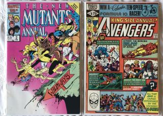 Mutants Annual 2 1st Psylocke Avengers Annual 10 1st Rogue X - Men L@@k H@t
